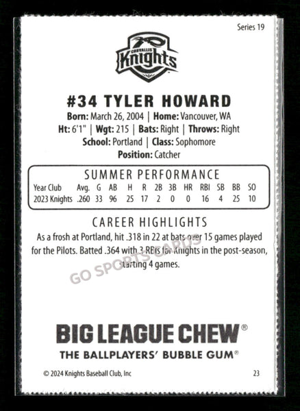 2024 Corvallis Knights Tyler Howard