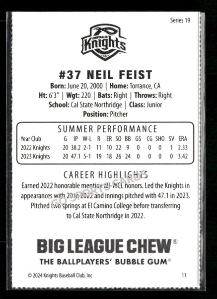 2024 Corvallis Knights Neil Feist