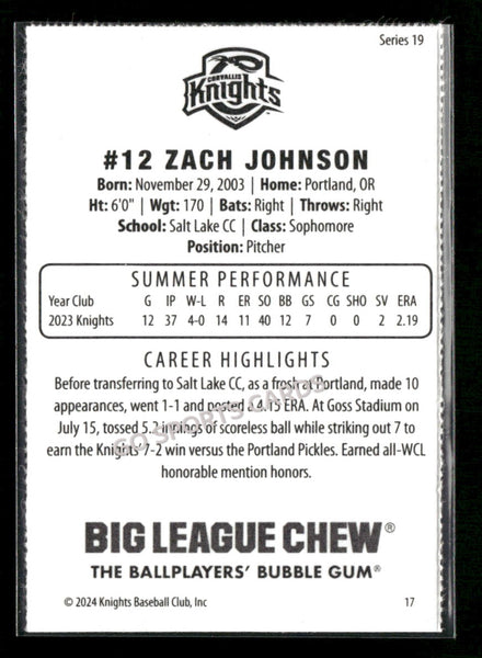 2024 Corvallis Knights Zach Johnson