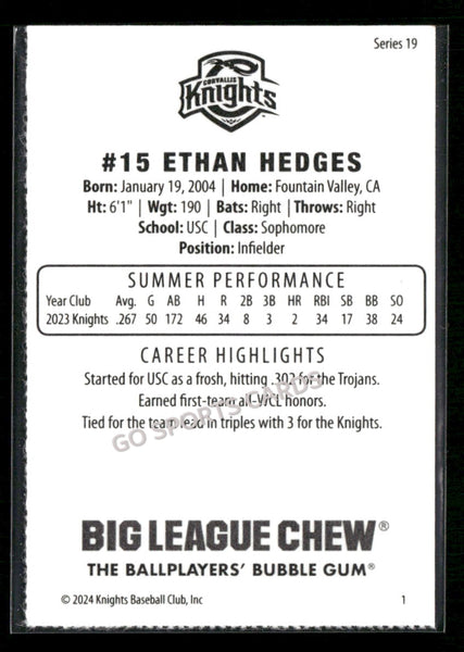 2024 Corvallis Knights Ethan Hedges