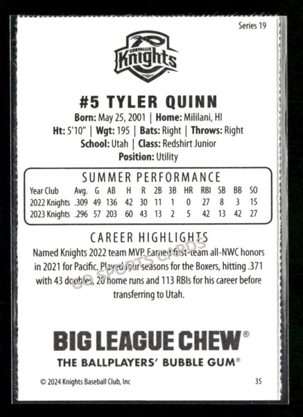 2024 Corvallis Knights Tyler Quinn