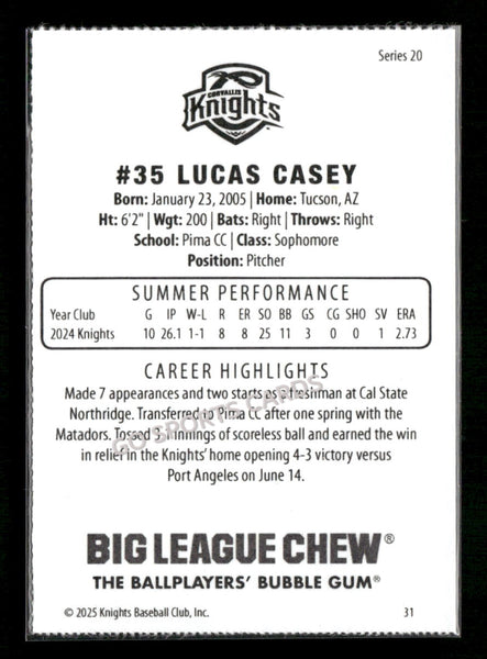 2025 Corvallis Knights Lucas Casey