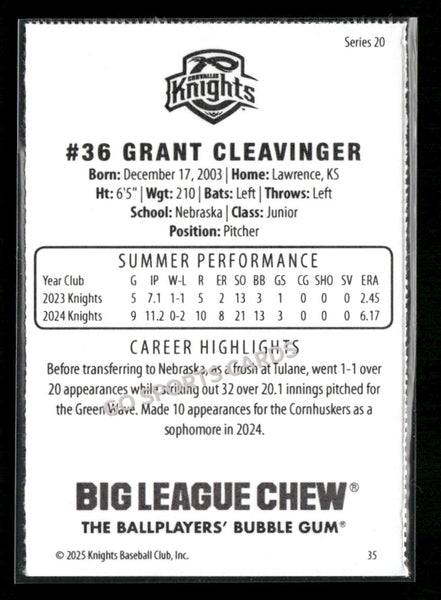 2025 Corvallis Knights Grant Cleavinger