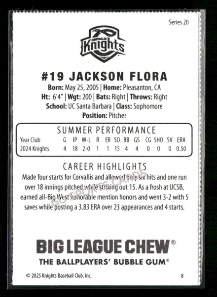 2025 Corvallis Knights Jackson Flora