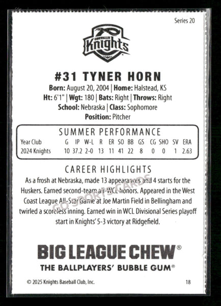 2025 Corvallis Knights Tyner Horn
