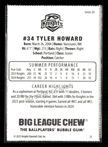 2025 Corvallis Knights Tyler Howard