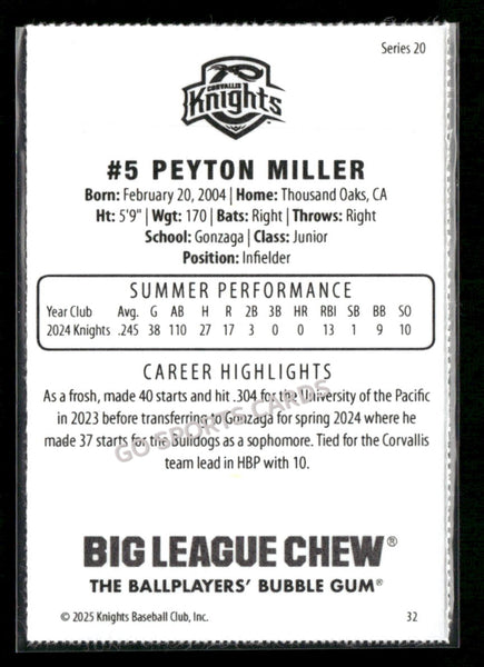 2025 Corvallis Knights Peyton Miller