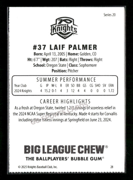 2025 Corvallis Knights Laif Palmer