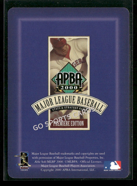 2000 APBA MLB Premiere Edition David Bell