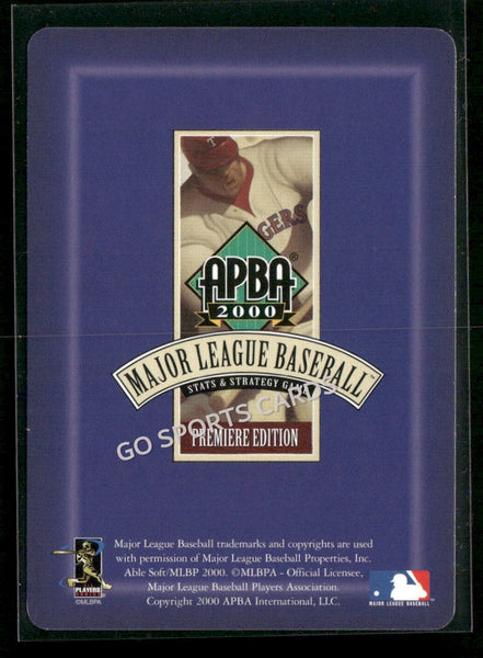 2000 APBA MLB Premiere Edition Gil Meche