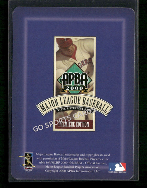 2000 APBA MLB Premiere Edition Jose Mesa