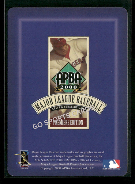2000 APBA MLB Premiere Edition John Halama