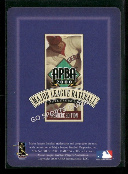 2000 APBA MLB Premiere Edition Rolando Arrojo