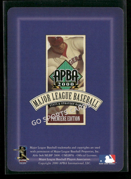 2000 APBA MLB Premiere Edition Miguel Cairo