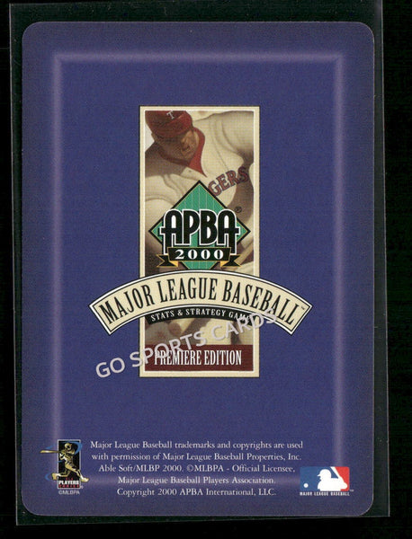2000 APBA MLB Premiere Edition John Flaherty