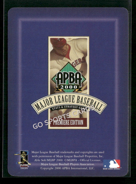 2000 APBA MLB Premiere Edition Roberto Hernandez