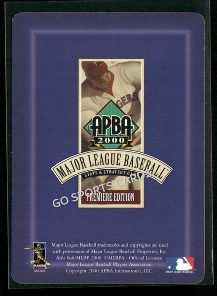 2000 APBA MLB Premiere Edition Paul Sorrento