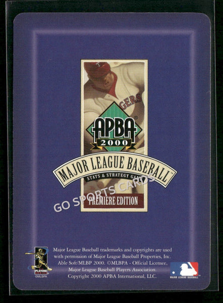 2000 APBA MLB Premiere Edition Randy Winn