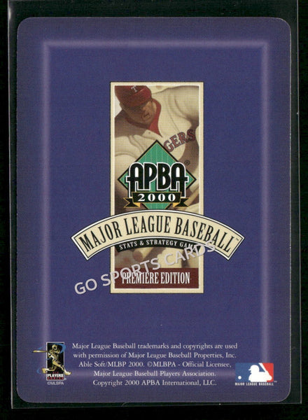 2000 APBA MLB Premiere Edition Bobby Witt