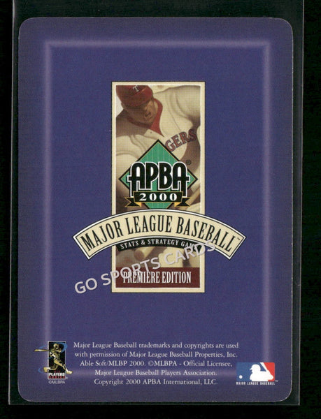 2000 APBA MLB Premiere Edition Esteban Luis Yan