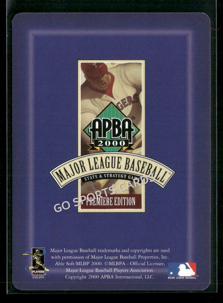 2000 APBA MLB Premiere Edition Homer Bush