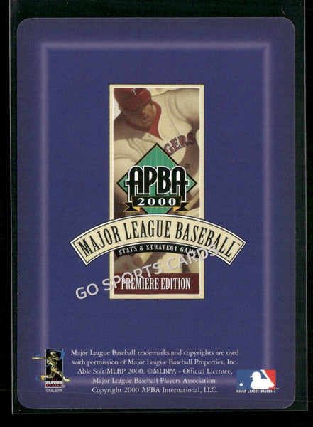 2000 APBA MLB Premiere Edition Jose Cruz Jr