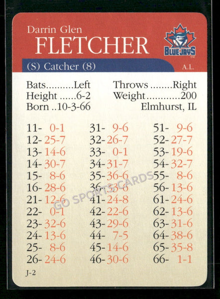 2000 APBA MLB Premiere Edition Darrin Fletcher