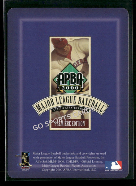 2000 APBA MLB Premiere Edition Willie Greene