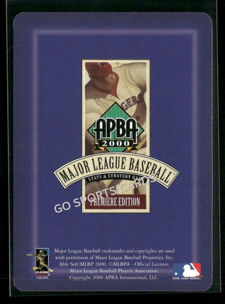 2000 APBA MLB Premiere Edition Roy Halladay