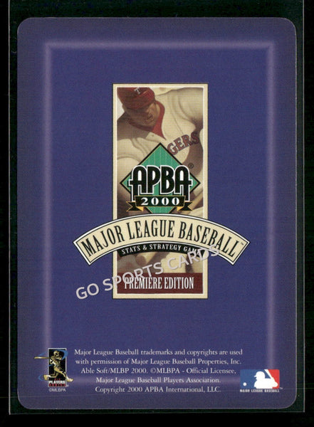 2000 APBA MLB Premiere Edition Graeme John Lloyd