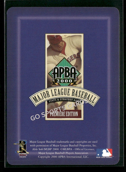 2000 APBA MLB Premiere Edition Brian McRae
