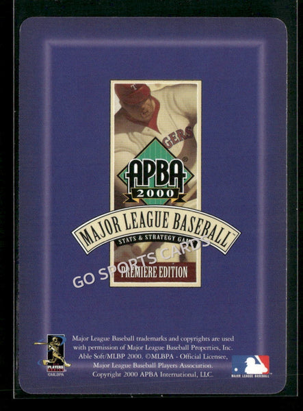 2000 APBA MLB Premiere Edition Shannon Stewart
