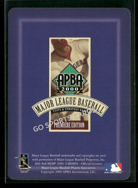 2000 APBA MLB Premiere Edition Tom Goodwin