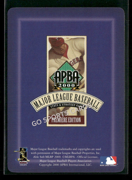 2000 APBA MLB Premiere Edition Rusty Greer