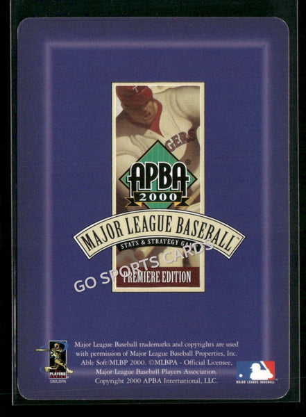 2000 APBA MLB Premiere Edition Mike Morgan