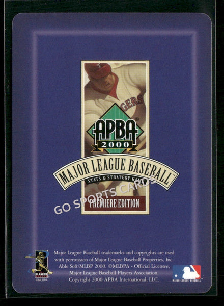 2000 APBA MLB Premiere Edition Mark McLemore
