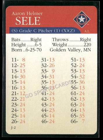 2000 APBA MLB Premiere Edition Aaron Sele