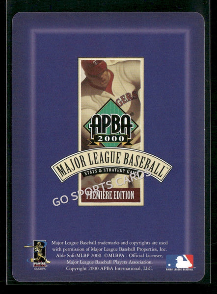 2000 APBA MLB Premiere Edition Lee Stevens