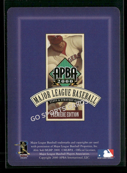 2000 APBA MLB Premiere Edition Greg Zaun