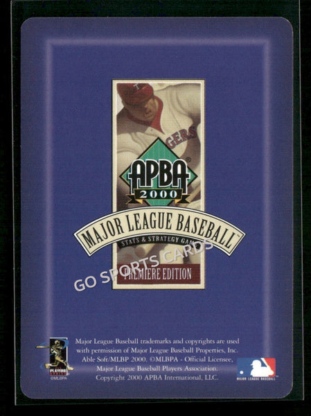 2000 APBA MLB Premiere Edition Tony Clark