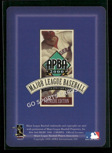 2000 APBA MLB Premiere Edition Damion Easley