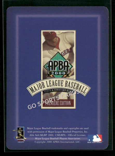 2000 APBA MLB Premiere Edition Juan de Dios Encarnacion