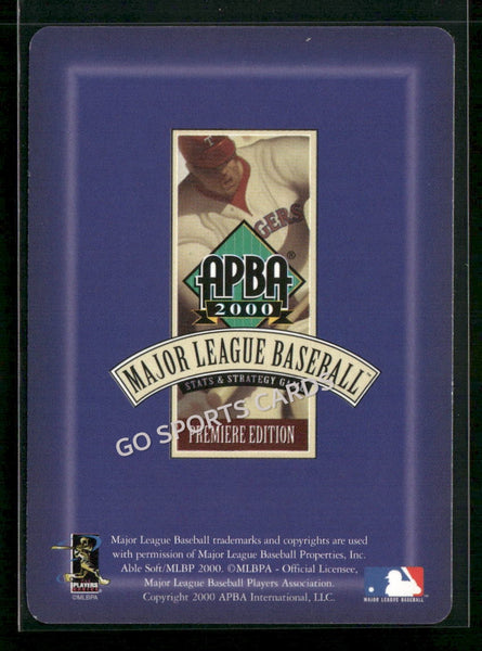 2000 APBA MLB Premiere Edition JT Thompson