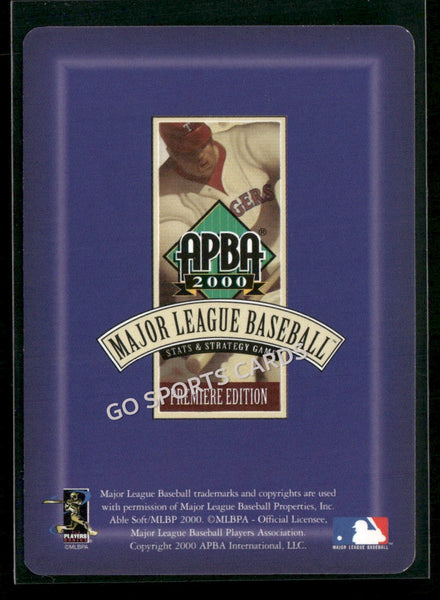 2000 APBA MLB Premiere Edition Carlos Beltran