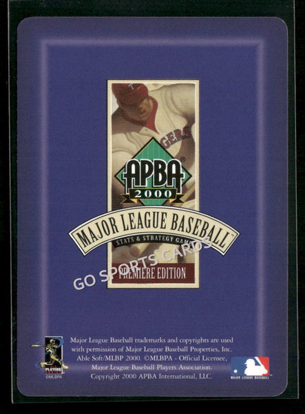 2000 APBA MLB Premiere Edition Johnny Damon