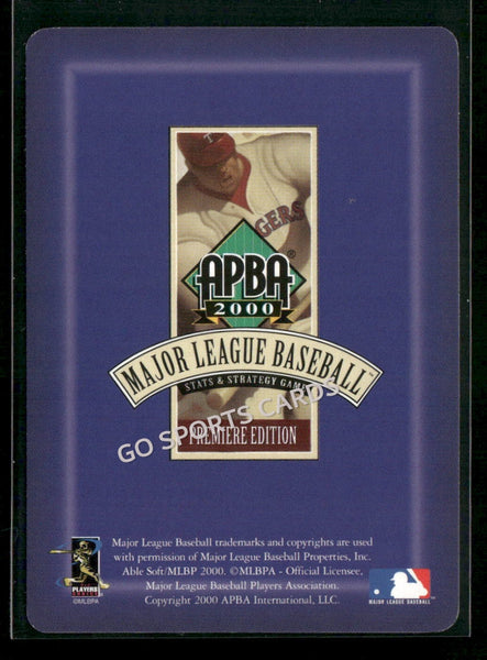 2000 APBA MLB Premiere Edition Jermaine Dye