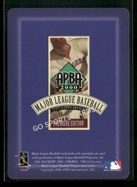2000 APBA MLB Premiere Edition Carlos Febles