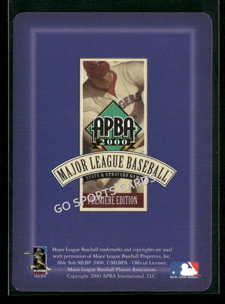 2000 APBA MLB Premiere Edition Jeremy Giambi