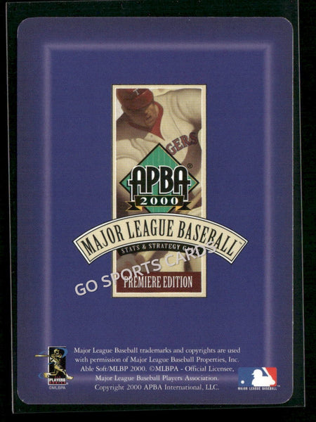 2000 APBA MLB Premiere Edition Jose Antonio Rosado