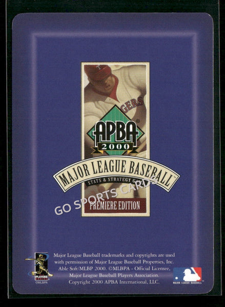 2000 APBA MLB Premiere Edition Rey Francisco Sanchez